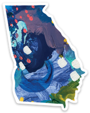 Load image into Gallery viewer, Sticker: Abstract Georgia
