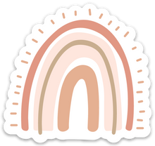 Load image into Gallery viewer, Sticker: Pink &amp; Peach Rainbow
