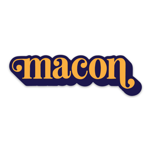 Sticker: Orange Macon