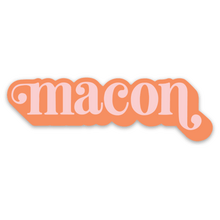 Load image into Gallery viewer, Pink Macon 3x1in Sticker
