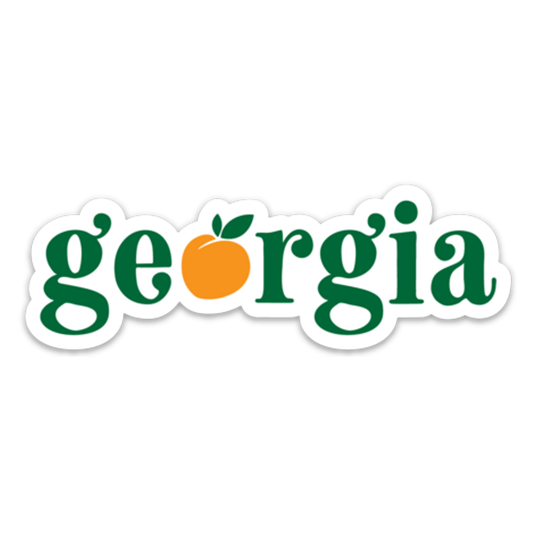 Georgia 4x1.25in Sticker
